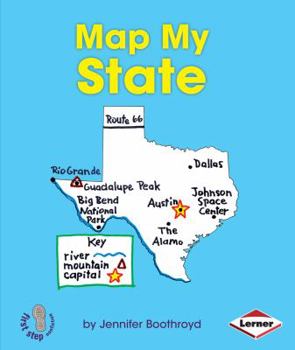 Map My State - Book  of the First Step Nonfiction: Map It Out