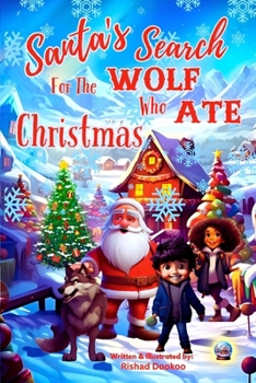 Paperback Santa's Search For The Wolf Who Ate Christmas: A Christmas Book For Kids Book