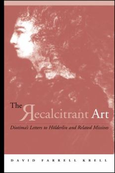 Hardcover The Recalcitrant Art: Diotima's Letters to Holderlin and Related Missives Edited and Translated by Douglas F. Kenney and Sabine Menner-Betts Book