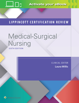 Paperback Lippincott Certification Review: Medical-Surgical Nursing Book