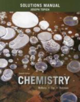 Paperback Solutions Manual for Chemistry Book