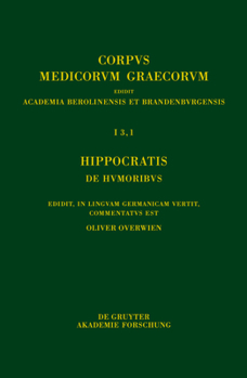 Hardcover Hippocratis De humoribus [German] Book