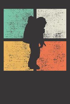 Notebook: Dot Grid Dotted 6x9 120 Pages Astronaut Retro Vintage Astronomy Outer Space Gift