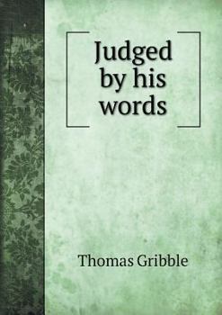 Paperback Judged by his words Book