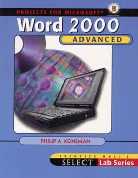 Paperback Select: Advanced Word 2000 Book