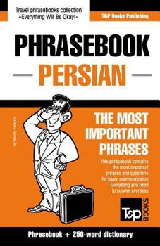 Paperback English-Persian phrasebook and 250-word mini dictionary Book
