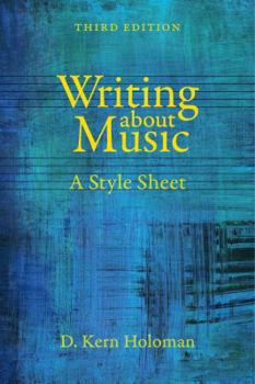 Paperback Writing about Music: A Style Sheet Book