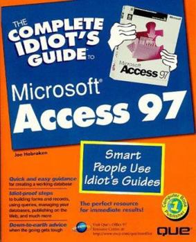 Paperback Complete Idiot's Guide to Microsoft Access 97 Book
