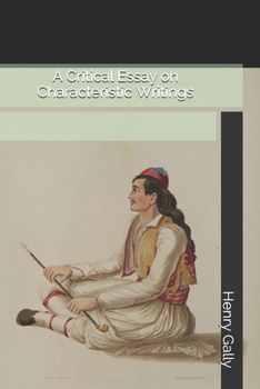 Paperback A Critical Essay on Characteristic Writings Book