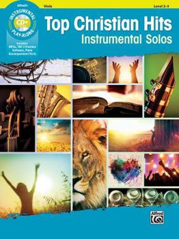 Paperback Top Christian Hits Instrumental Solos for Strings: Viola, Book & CD Book