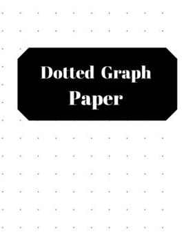 Paperback Dotted Paper: Dotted Notebook paper 8.5x11 dot grid journal graphing pad with page numbers drawing & note taking Book