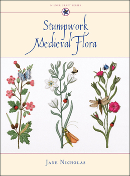 Hardcover Stumpwork Medieval Flora Book