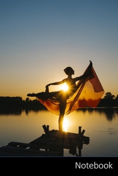 Notebook: Ballett Ballerina Notizbuch / persönliches Tagebuch / Schreibheft / Logbuch / Planer / Vokabelheft / Notizen - 6 x 9 Zoll (15,24 x 22,86 cm, ... Seiten mit Datumslinie, glänzendes Cover.