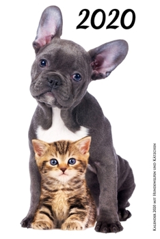 Kalender 2020 mit Hundewelpen und Kätzchen: Terminplaner mit niedlichem Tierfoto | Wochenplaner mit 52 Wochen | 15,24 X 22,86 cm | (German Edition)