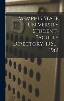 Hardcover Memphis State University Student-Faculty Directory, 1960-1961 Book