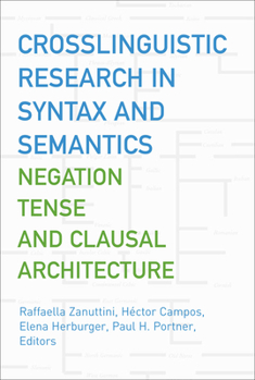 Paperback Crosslinguistic Research in Syntax and Semantics: Negation, Tense, and Clausal Architecture Book
