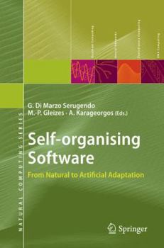 Hardcover Self-Organising Software: From Natural to Artificial Adaptation Book