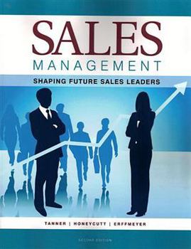 Paperback Sales Management: Shaping Future Sales Leaders-2nd ed. Book