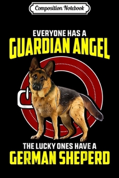 Composition Notebook: German Shepherd GSD Guardian Angel Gift Journal/Notebook Blank Lined Ruled 6x9 100 Pages