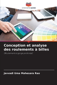 Paperback Conception et analyse des roulements à billes [French] Book