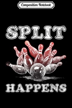 Composition Notebook: Funny Bowling Team Spare Change Fun Bowler League  Journal/Notebook Blank Lined Ruled 6x9 100 Pages