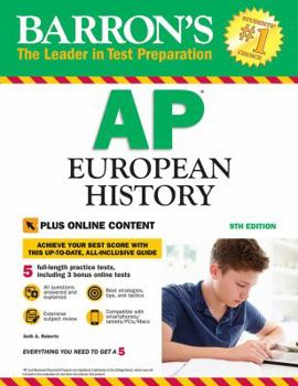 Paperback Barron's AP European History with Online Tests Book