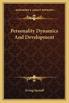 Paperback Personality Dynamics And Development Book