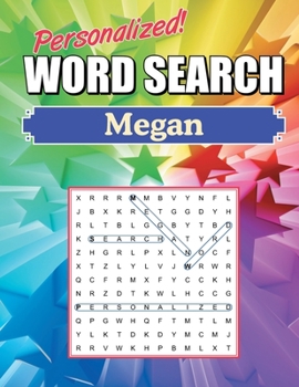 Paperback Megan Word Search: Large Print Word Find Puzzles Book