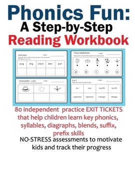 Phonics Packets: 80 Independent Practice EXIT tickets That Help Children Learn Key Phonics, syllables, diagraphs, blends, suffix, prefix Skills: PHONICS EXIT TICKETS