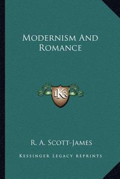 Paperback Modernism And Romance Book