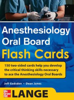 Paperback Anesthesiology Oral Board Flash Cards Book