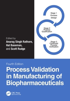 Hardcover Process Validation in Manufacturing of Biopharmaceuticals Book