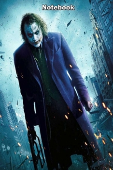 The Jocker Design 1  Notebook Comics For Jocker Fans and Lovers: Lined Notebook / Journal Gift, 120 Pages, 6x9, Soft Cover, Matte Finish