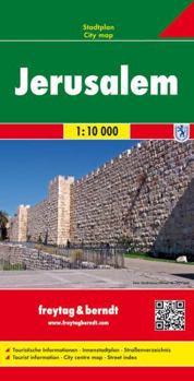 Map Jerusalem, city map 1:10,000 [German] Book