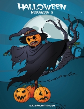 Paperback Halloween Kleurboek 2 [Dutch] Book