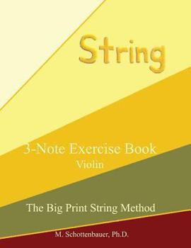 Paperback 3-Note Exercise Book: Violin Book