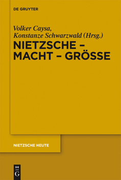 Hardcover Nietzsche - Macht - Größe [German] Book