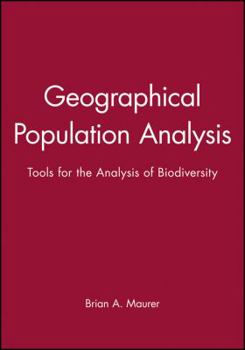 Paperback Geographical Population Analysis Book