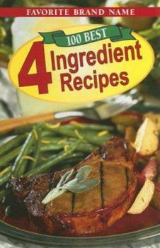 Plastic Comb 100 Best 4 Ingredient Recipes Book