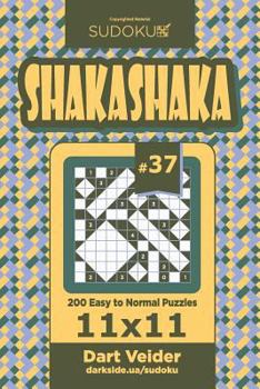 Paperback Sudoku Shakashaka - 200 Easy to Normal Puzzles 11x11 (Volume 37) Book