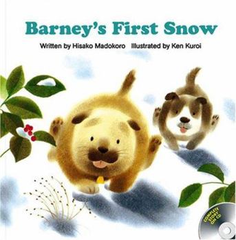 Hardcover Barney's First Snow [With CD] Book