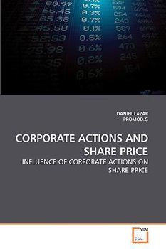 Paperback Corporate Actions and Share Price Book