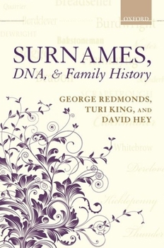 Hardcover Surnames, Dna, and Family History Book