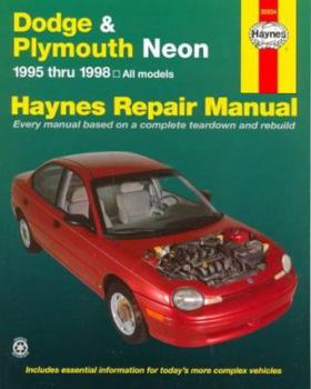 Paperback Haynes Dodge and Plymouth Neon: 1995 Thru 1998 Book