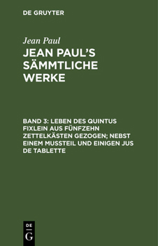 Sämmtliche Werke: Bd. 3
