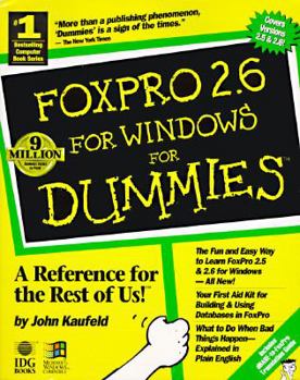 Paperback FoxPro 2.6 for Windows for Dummies Book