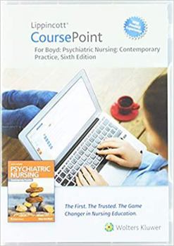 Misc. Supplies Lippincott Coursepoint for Boyd's Psychiatric Nursing: Contemporary Practice Book