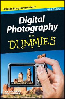 Paperback Digital Photography for Dummies-Mini Edition Book