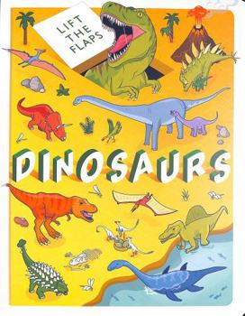 Board book Lift The Flaps: Dinosaurs (Fact Book for Kids) Book