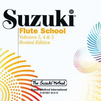Audio CD Suzuki Flute School, Vol 3, 4 & 5 Book